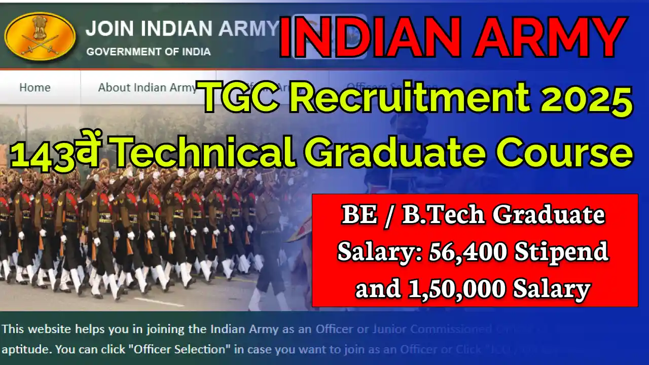 Indian Army TGC Recruitment 2025