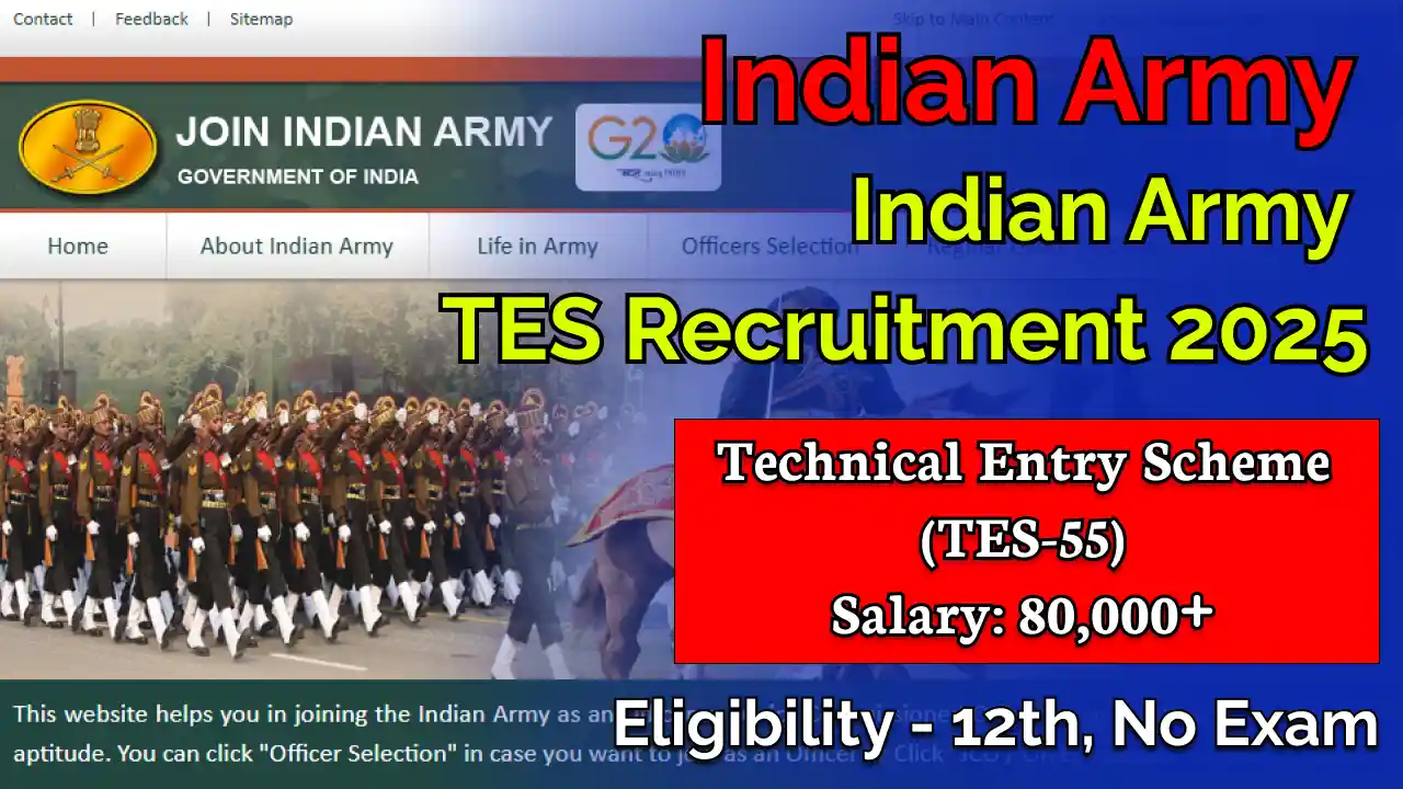 Indian Army TES Recruitment 2025