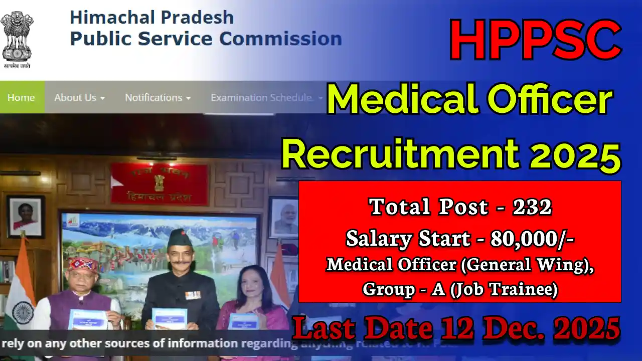 HPPSC Medical Officer Recruitment 2025