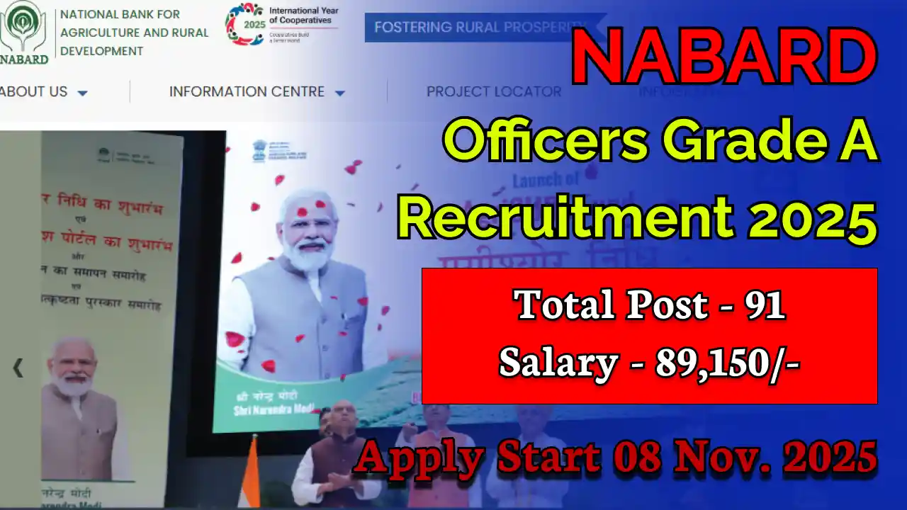 NABARD Officers Grade A Recruitment 2025
