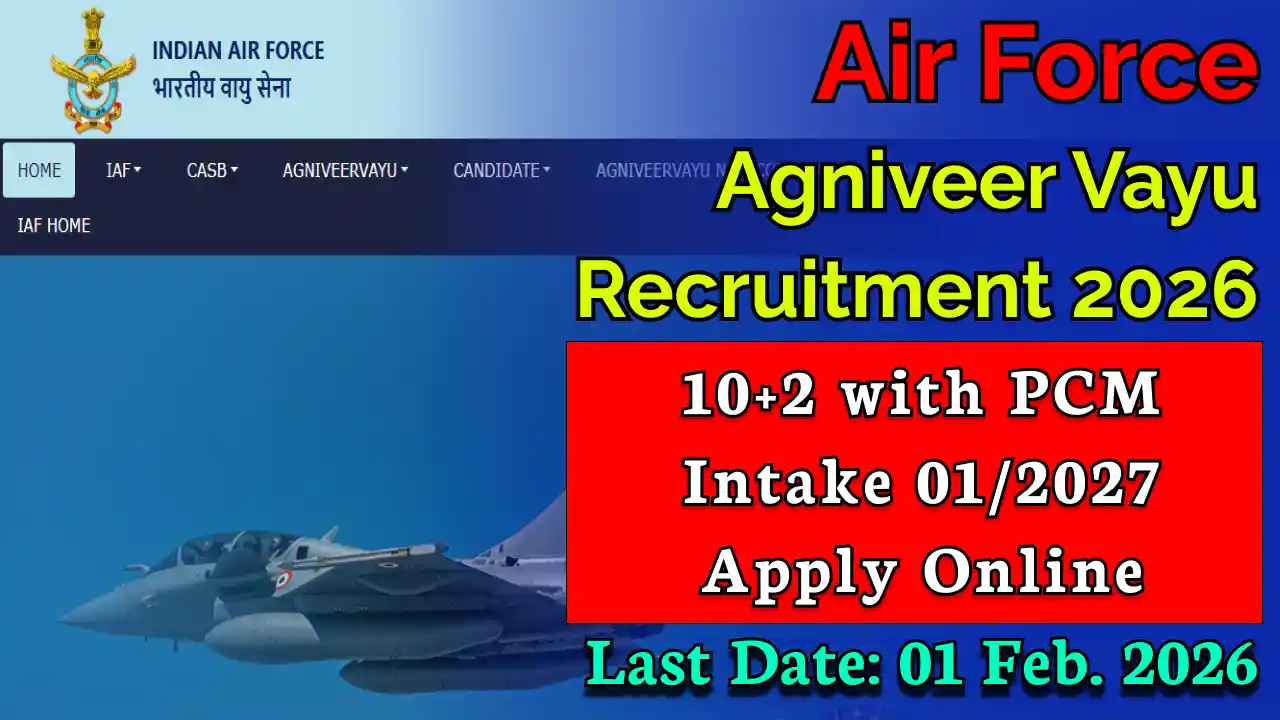 Air Force Agniveer Vayu Recruitment 2026