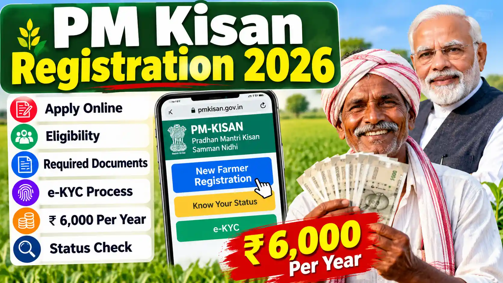 PM Kisan Registration 2026